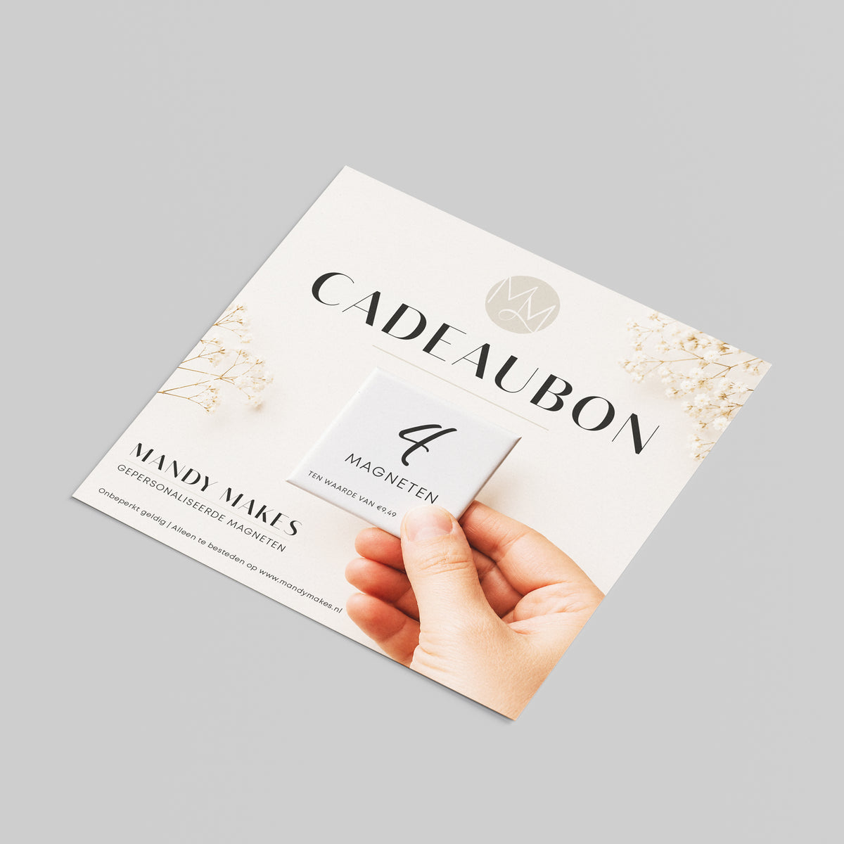 Cadeaubon 4 magneten