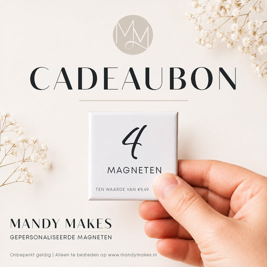 Cadeaubon 4 magneten