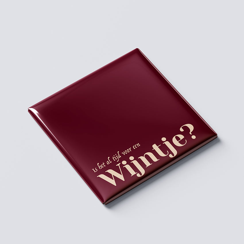 Tegelmagneet 'Wijntje'