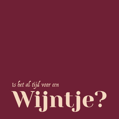 Tegelmagneet 'Wijntje'